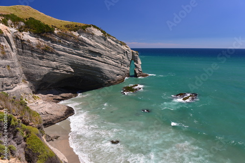 Cape Farewell on the north of South Island New Zealand