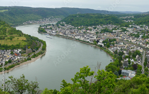 Boppard at rhine river