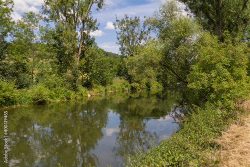 river Jagst in Hohenlohe