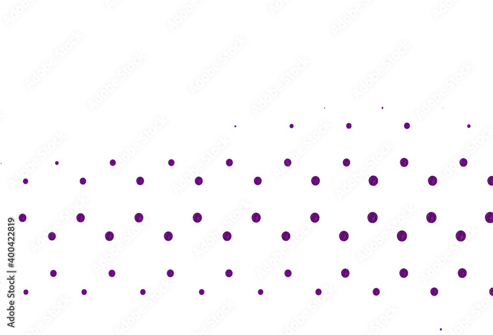 Light purple vector background with bubbles. Light purple vector background with bubbles.
