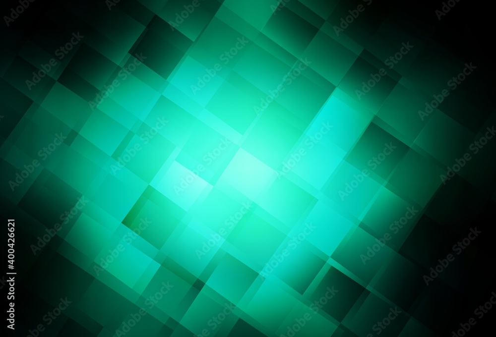 Dark Green vector backdrop with rhombus. Dark Green vector backdrop with rhombus.