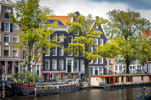 traditional houses of Amsterdam