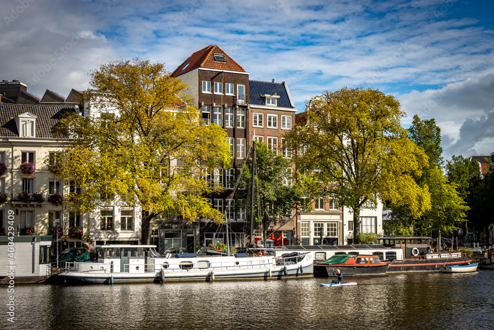 traditonal houses of Amsterdam 