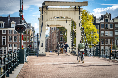 Photography skinny bridge in Amsterdam