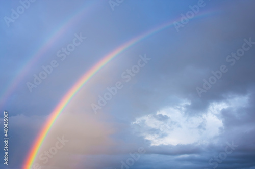 Real rainbow in a cloudscape © ArtmannWitte