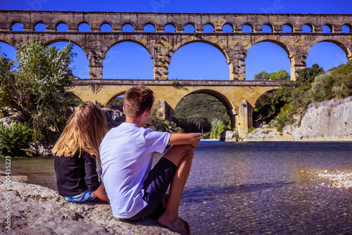 Εκτύπωση καμβά pont du gard