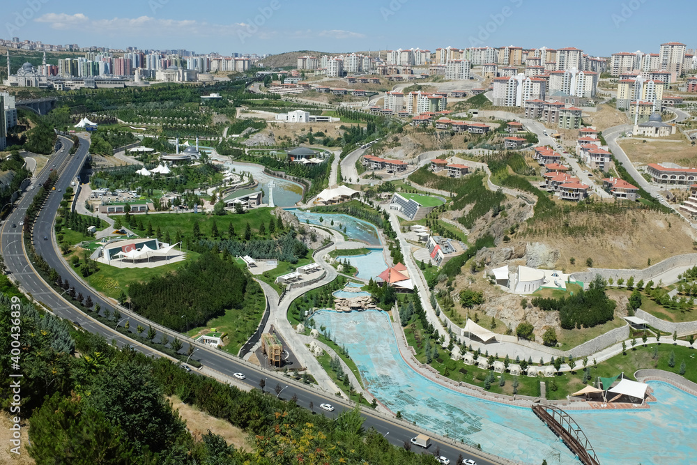 North Star district panorama - Ankara, Turkey