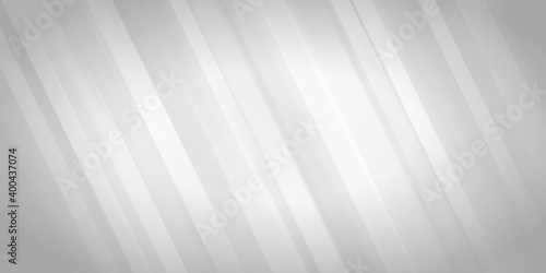 Abstract background with glowing colorful oblique stripes in white and gray colors