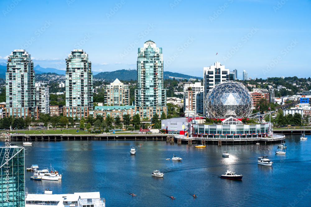 Naklejka premium False Creek Vancouver