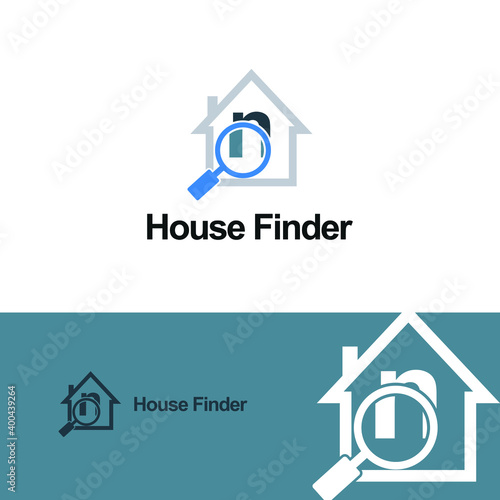 Letter n for house, home, apartment, and real estate finder search icon logo vector template design