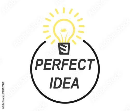 Light bulb creative icon representing ideas, creativity, knowledge, technology and human mind. Solving problems concept thin line illustration.

