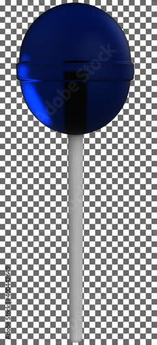 3d blue lollipop png