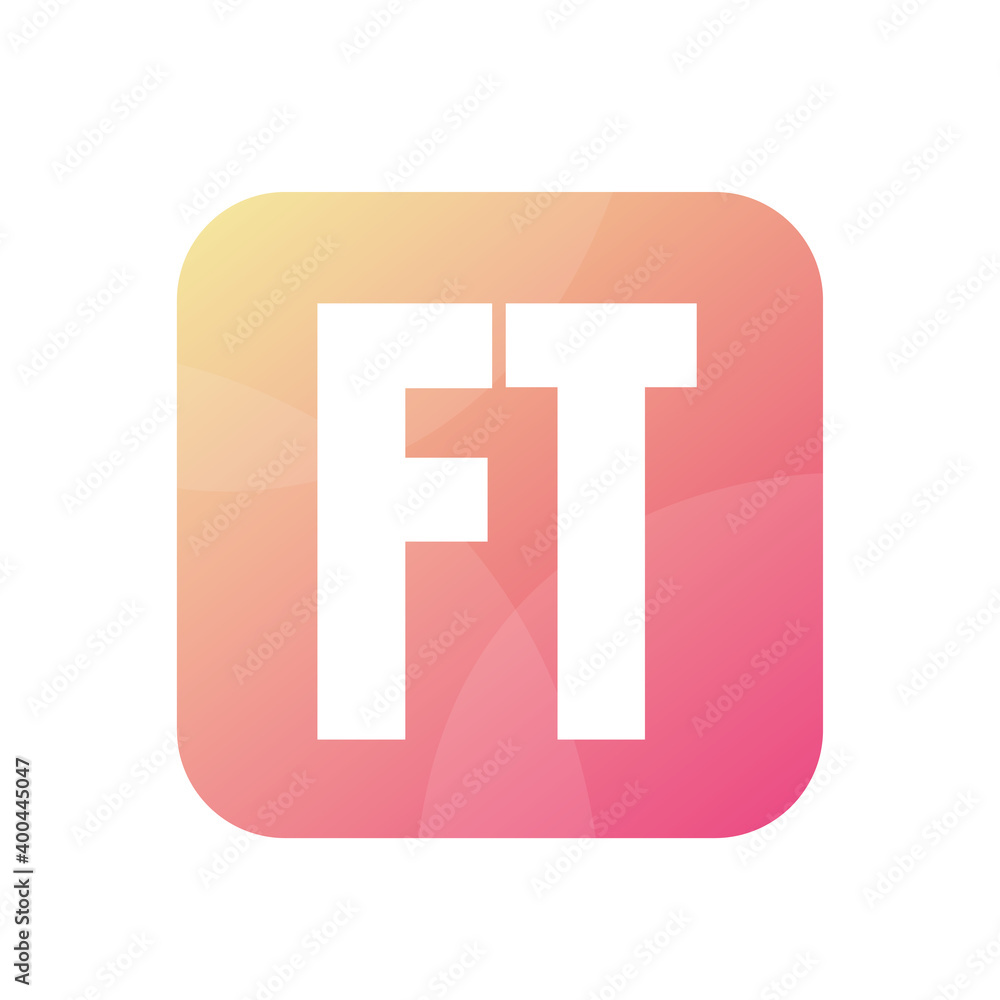 FT Letter Logo Design With Simple style FT Letter Logo Design With Simple style