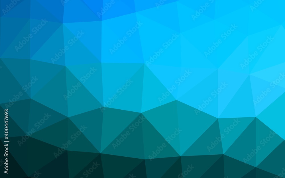 Light BLUE vector polygon abstract background. Light BLUE vector polygon abstract background.