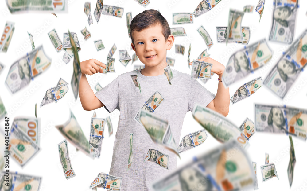 Cute blond kid wearing casual clothes looking confident with smile on face, pointing oneself with fingers proud and happy. Cute blond kid wearing casual clothes looking confident with smile on face, pointing oneself with fingers proud and happy.