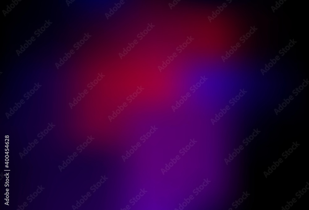 Fototapeta premium Dark Purple vector blurred shine abstract background.