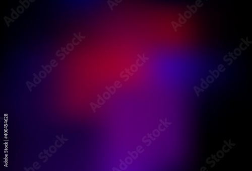 Dark Purple vector blurred shine abstract background.