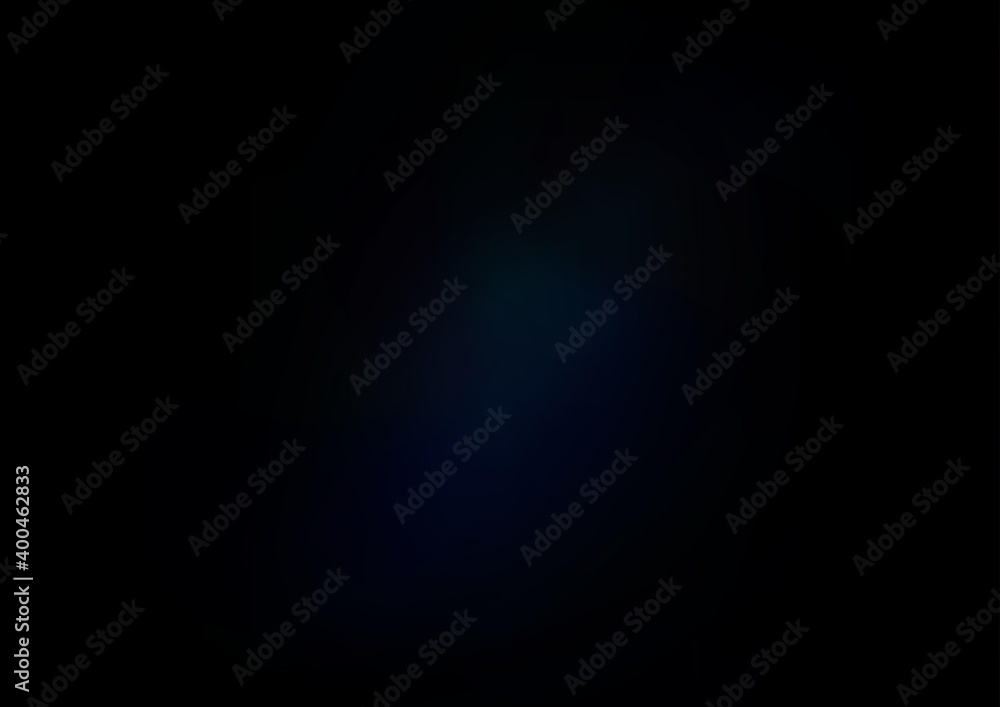 Dark BLUE vector bokeh and colorful pattern.