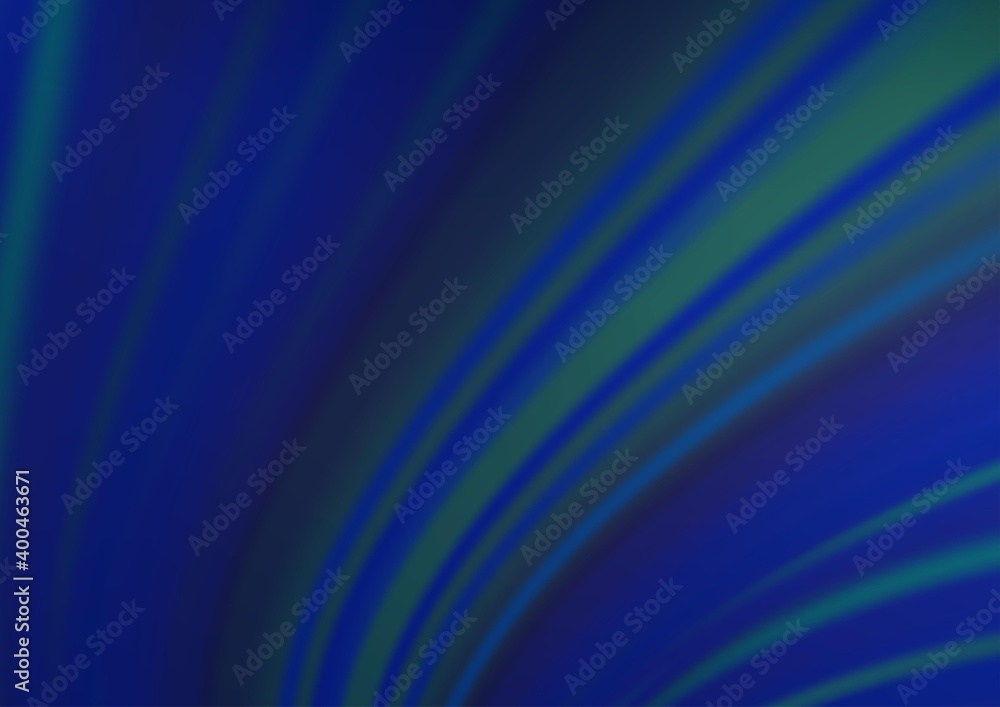 Fototapeta premium Dark BLUE vector abstract blurred template.
