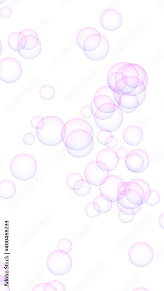 Pink colored background with purple bubbles. Wallpaper, texture purple balloons. 3D illustration Pink colored background with purple bubbles. Wallpaper, texture purple balloons. 3D illustration