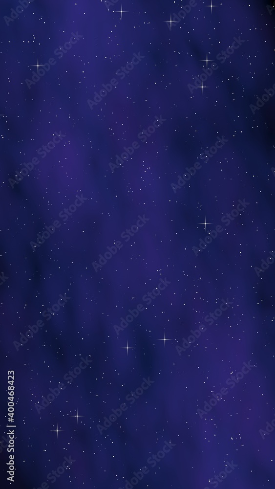 Fototapeta premium Colorful and beautiful space background. Outer space. Starry outer space texture. 3D illustration