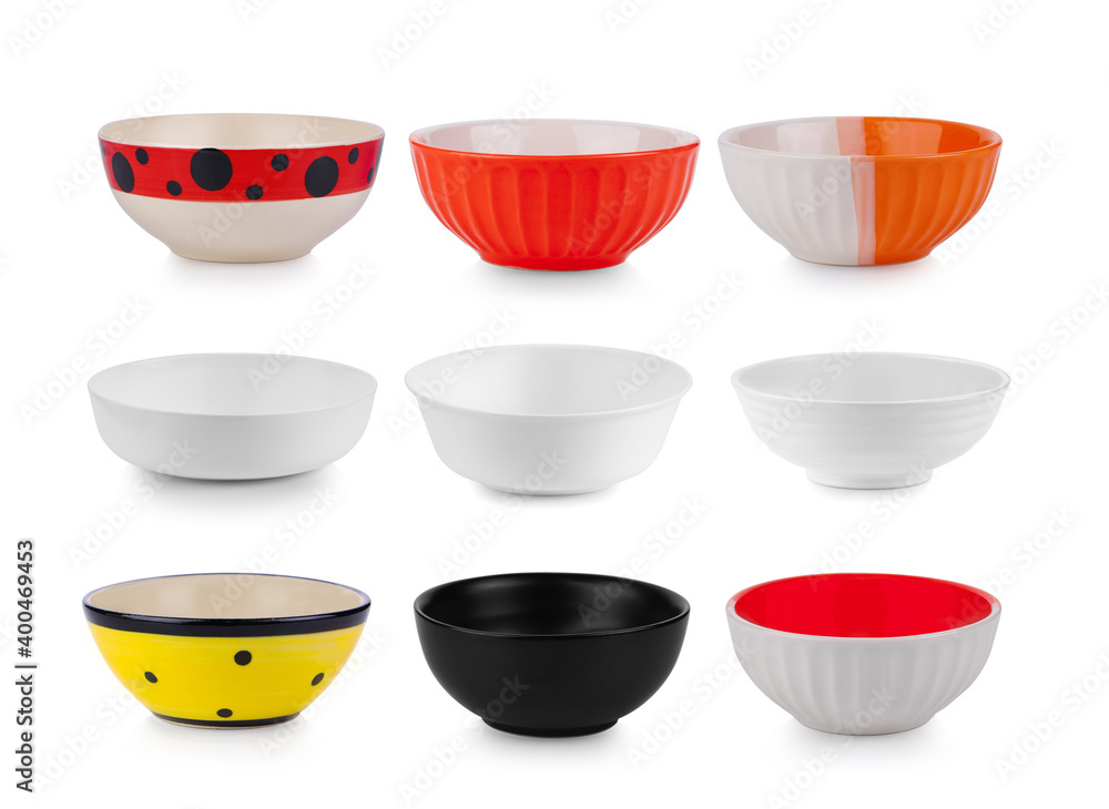 ceramic bowl isolated on white background ceramic bowl isolated on white background