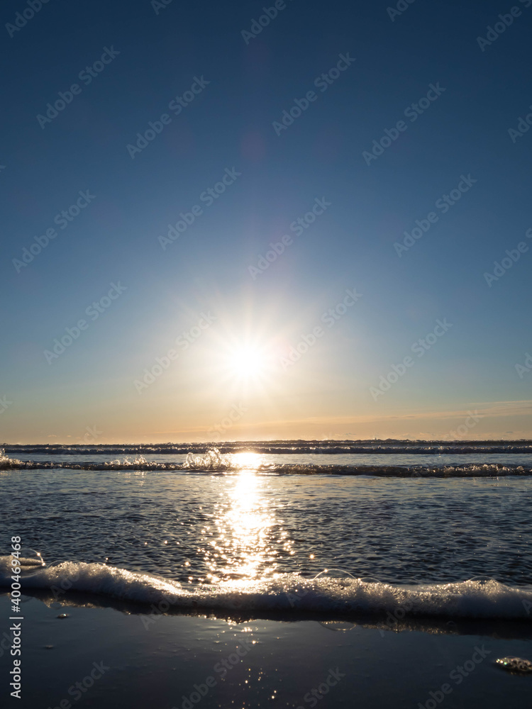 Fototapeta premium sunset on the beach