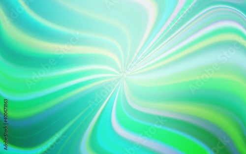 Light Green vector blurred shine abstract texture. Abstract colorful illustration with gradient. Background for a cell phone.