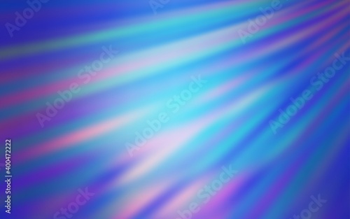 Light Pink, Blue vector blurred template. Glitter abstract illustration with gradient design. Blurred design for your web site.