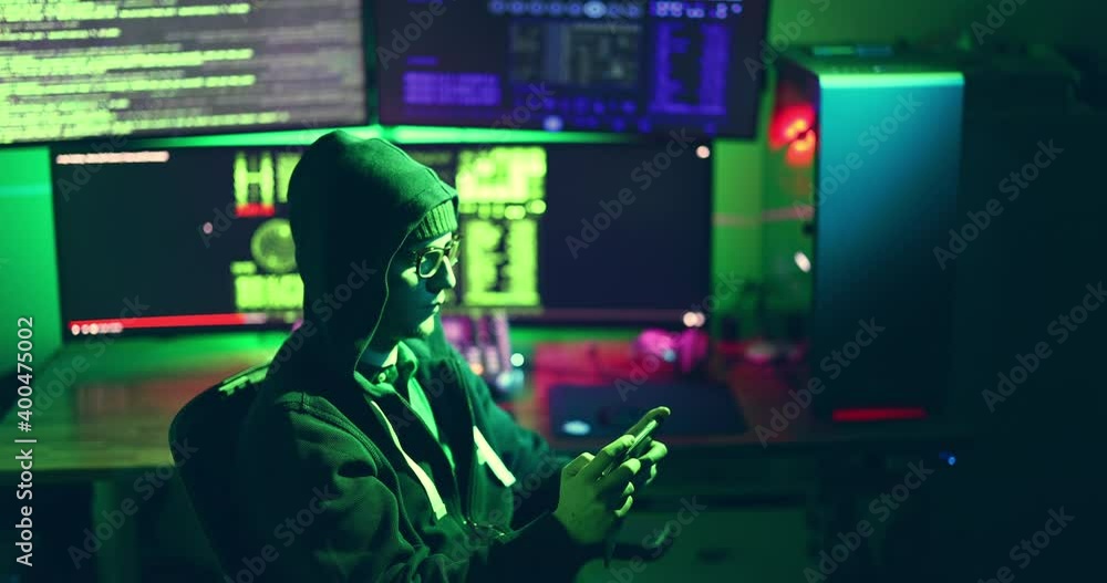 Hacker on dark web fraud cyber passwords code malware hacking servers ...