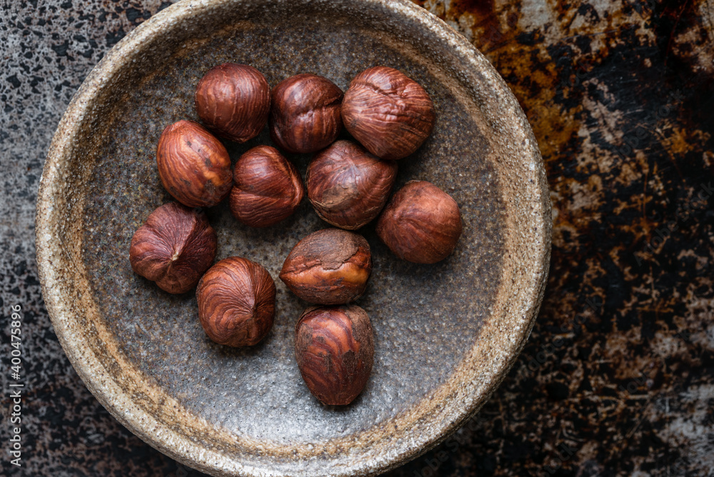 Obraz premium Filbert Nuts in a Bowl