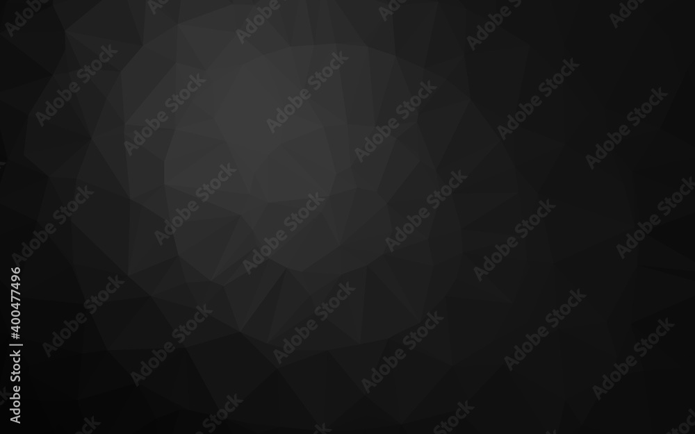 Dark Silver, Gray vector polygon abstract background. Dark Silver, Gray vector polygon abstract background.