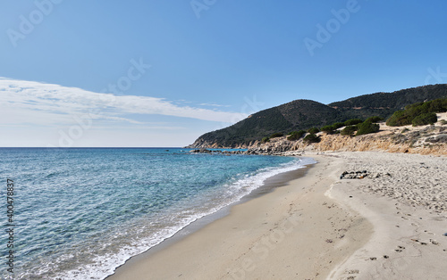 Fototapeta Naklejka Na Ścianę i Meble -  Porto sa Ruxi beach, Villasimius, Sardinia, Italy
