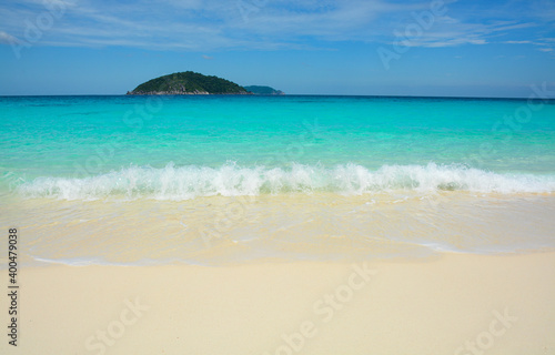 Similan Island is a very beautiful island with crystal clear water and powder white sand. Thailand © moderngolf1984