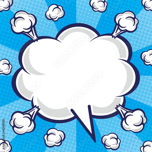アメリカンコミック風吹き出し素材 Stock Vector Adobe Stock