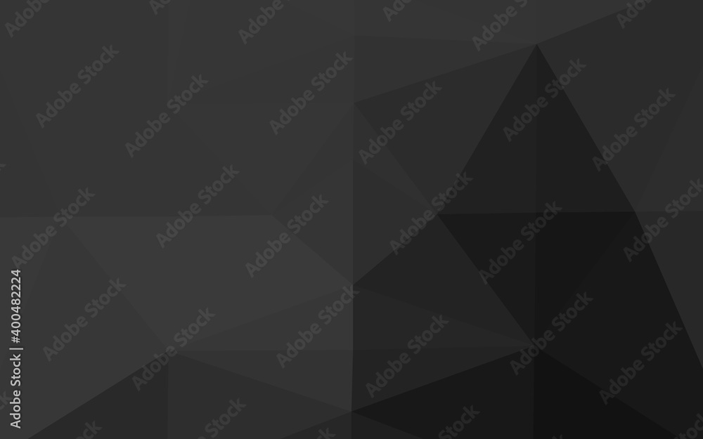 Obraz premium Dark Silver, Gray vector polygonal template.