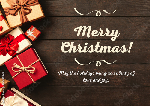 Gift Greeting Christmas Card
