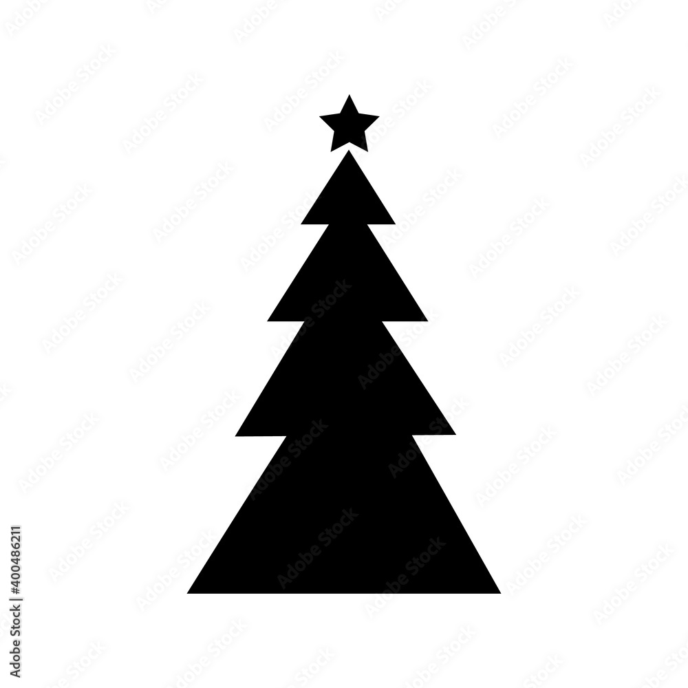 Christmas tree, vector illustration. Happy New Year cards background design. Christmas tree, vector illustration. Happy New Year cards background design.