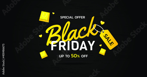 vector template black friday sale ,background ,banner photo