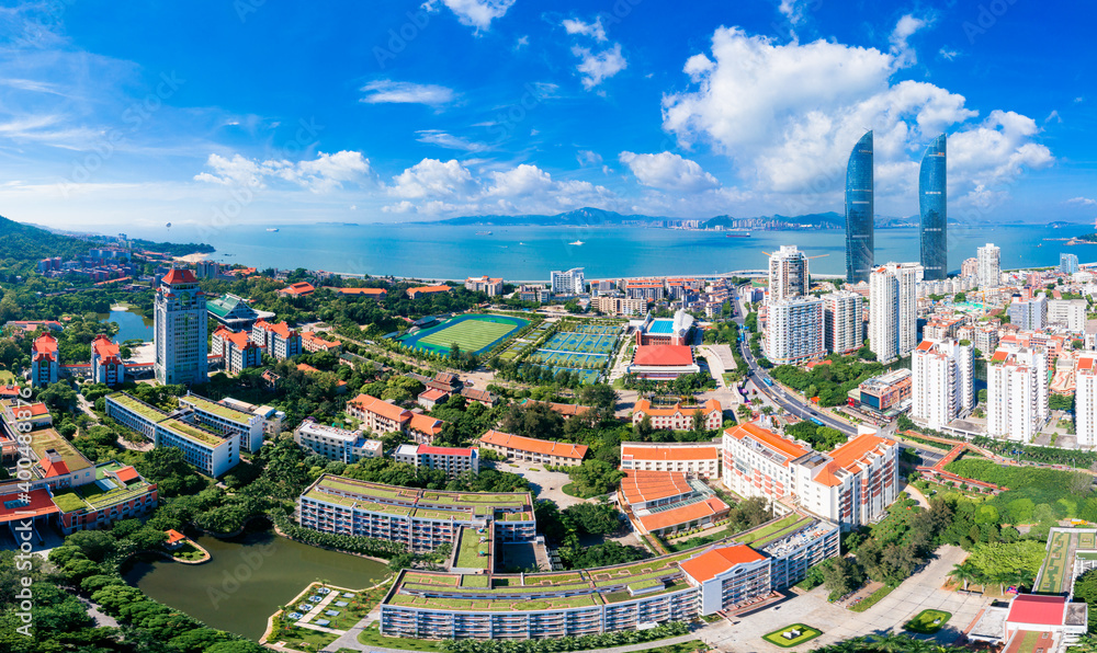 Scenery of Xiamen University in Fujian Province, China