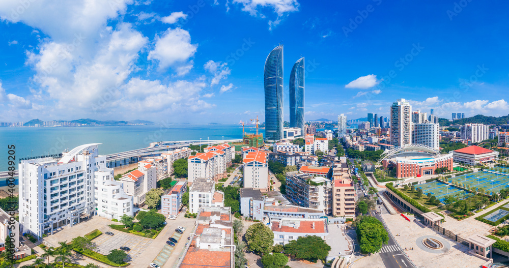 Fototapeta premium Scenery of Xiamen University in Fujian Province, China