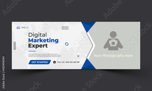digital marketing corporate social media facebook covet template