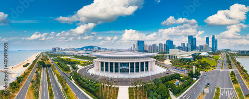 Canvas Print Urban scenery of Xiamen City, Fujian Province, China