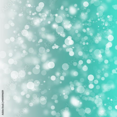 Vector abstract blue sky background with blur bokeh light effect.