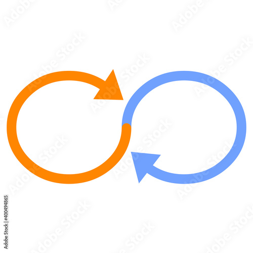 Free Download Flat Vector icon for Infinity Loop EPS10 - GFXLoad