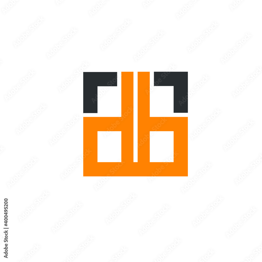 Obraz premium DB logo design