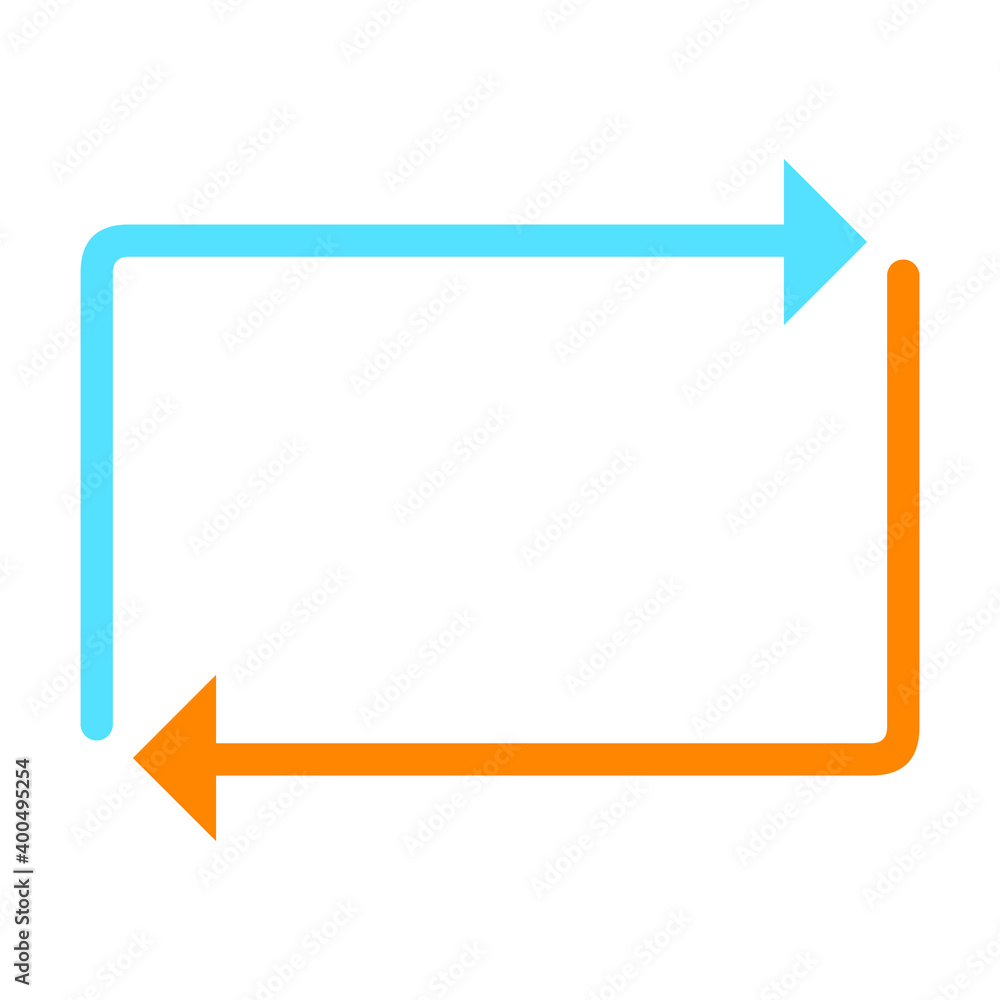 Flat Vector icon for Square Arrow EPS10 Flat Vector icon for Square Arrow EPS10