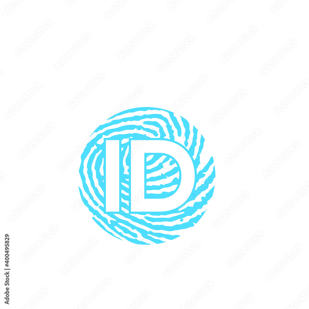 Obraz premium Letter ID logo