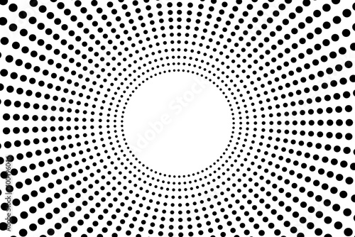 halftone black and white comic background vector