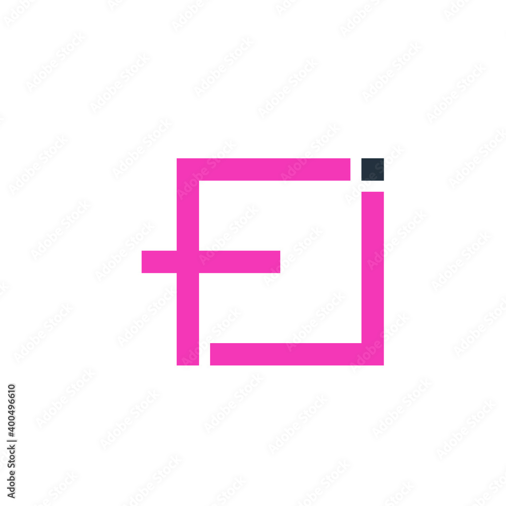 Obraz premium FJ logo